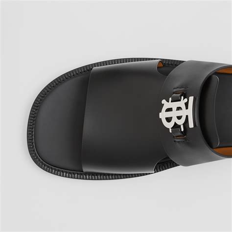 burberry mens sandals|burberry monogram motif leather sandals.